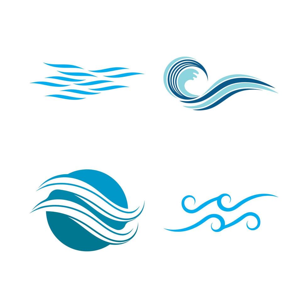 Wave beach vector illustration design