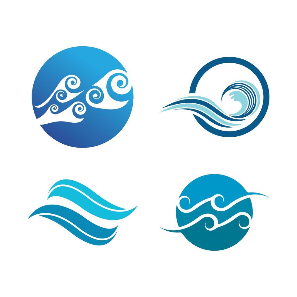 Wave beach vector illustration design