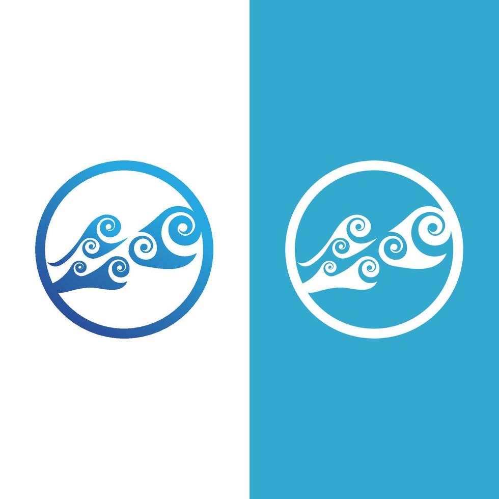 Wave beach vector illustration design
