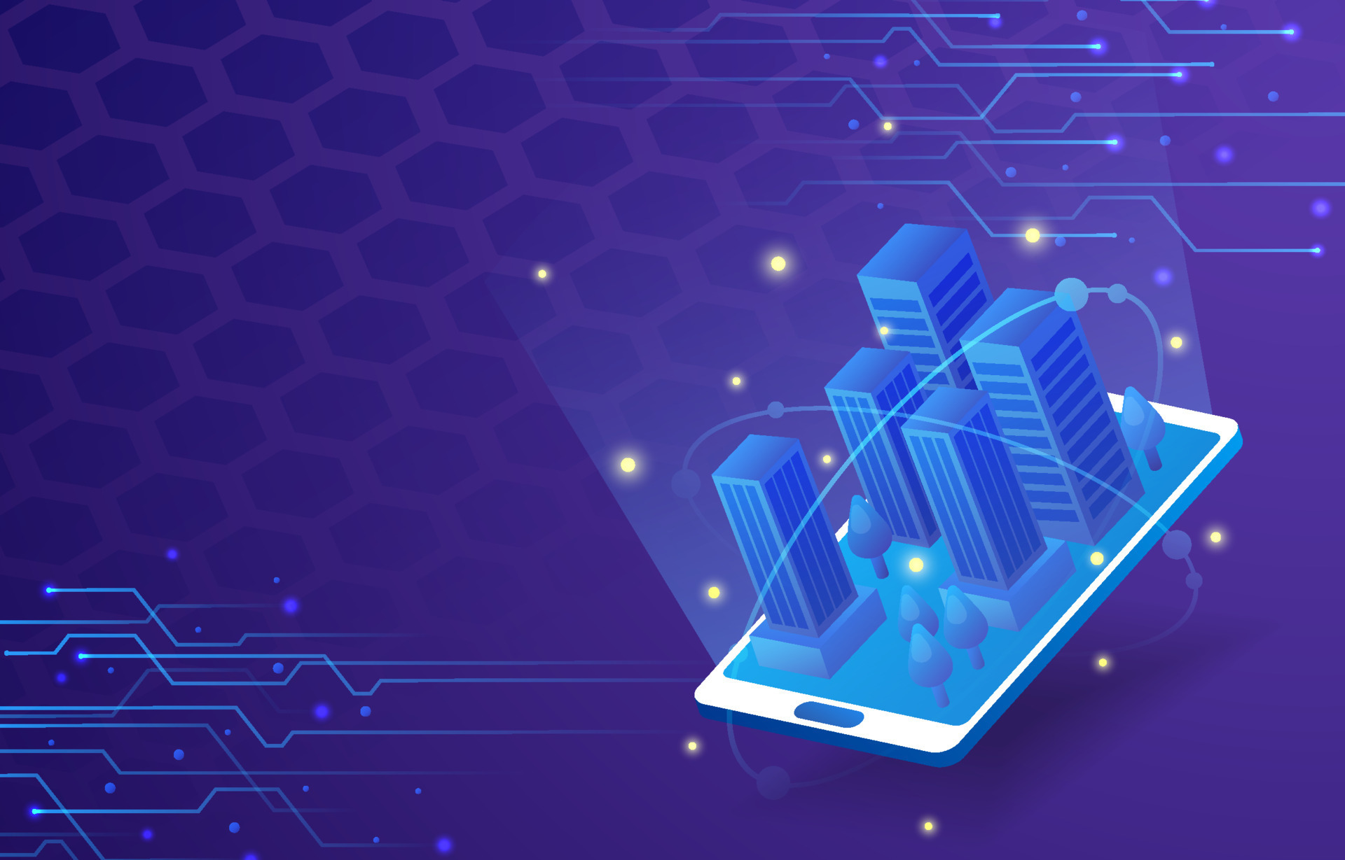 Augmented Reality Technology Background 8176220 Vector Art at Vecteezy