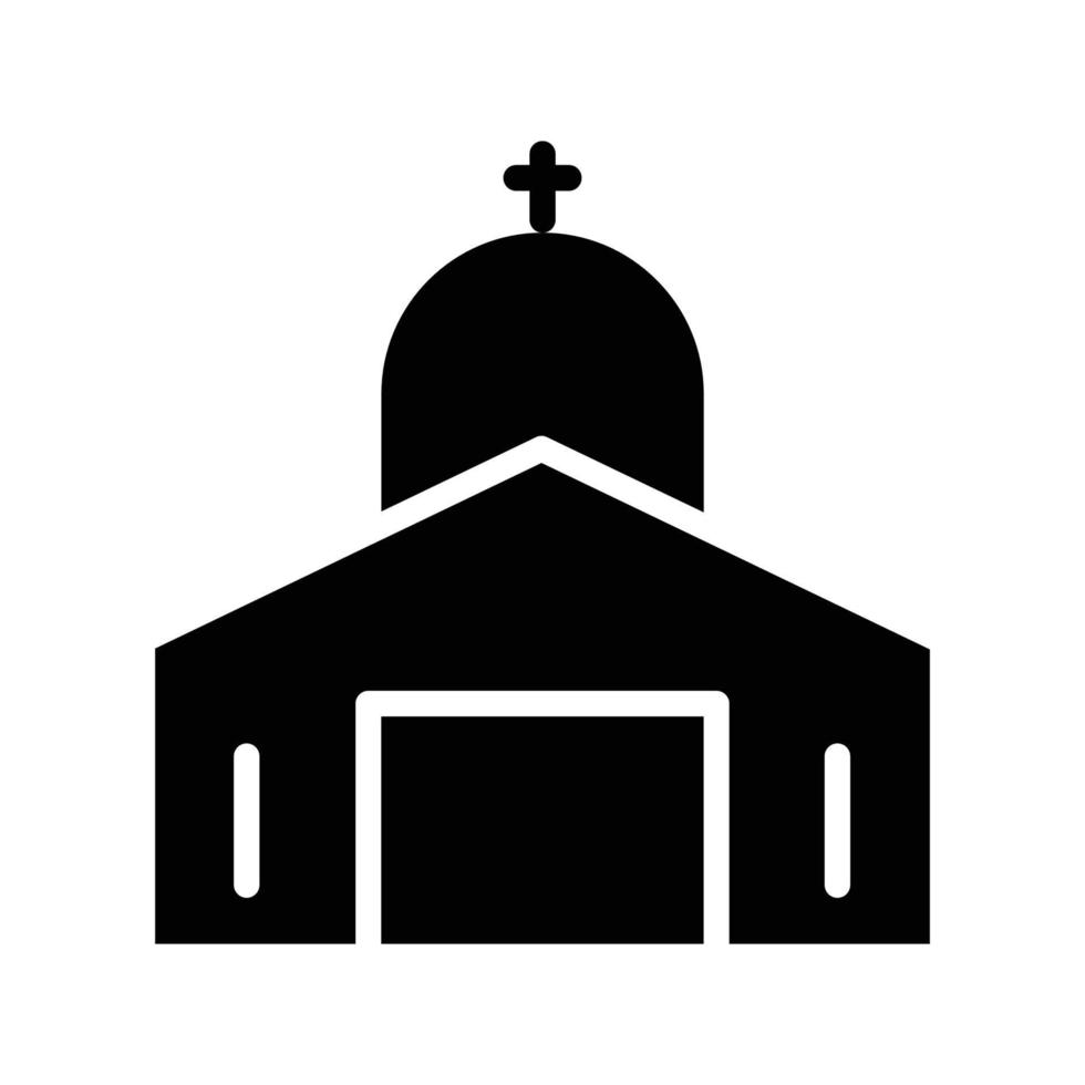 church building solid style icon, christian religion. vector designs that are suitable for websites, applications, apps.