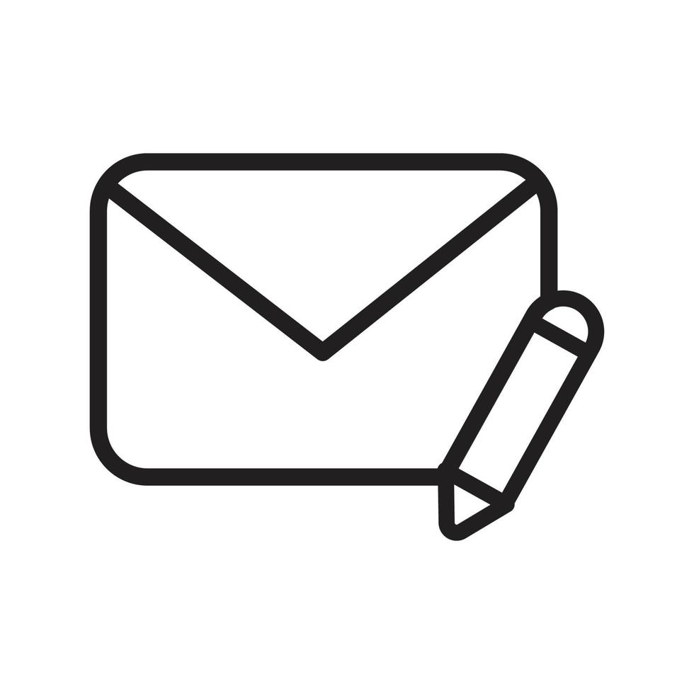 edit and write letter icon illustration. vector designs that are suitable for use in websites, apps.