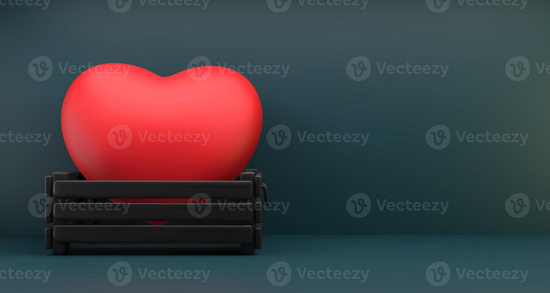 I love background with heart, copy space, 3D work and 3D image photo