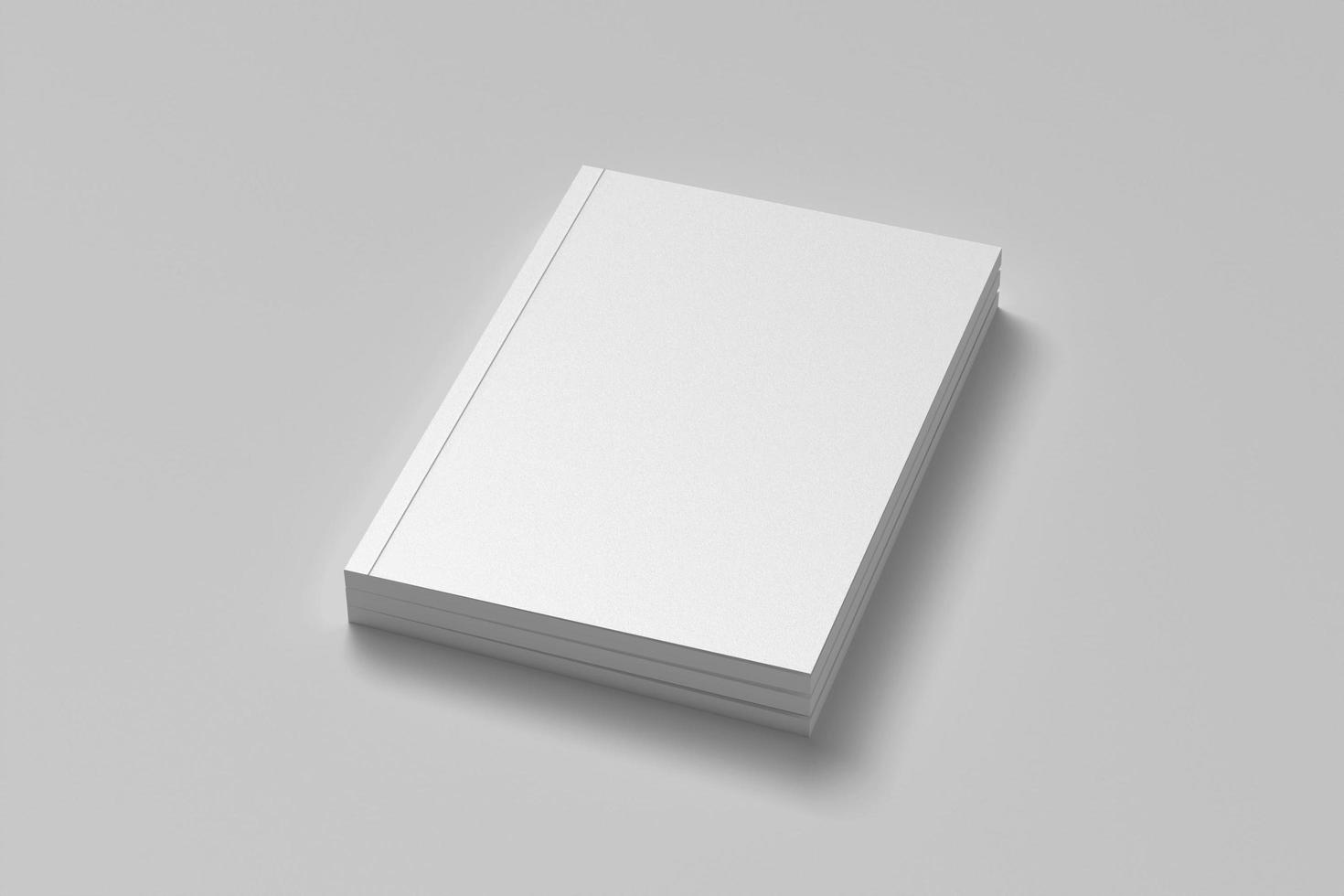 A4 BOOK BLANK MOCKUPS photo