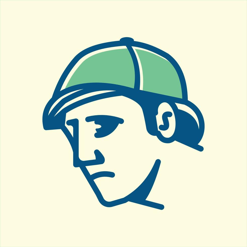 close up detective vintage design line vector