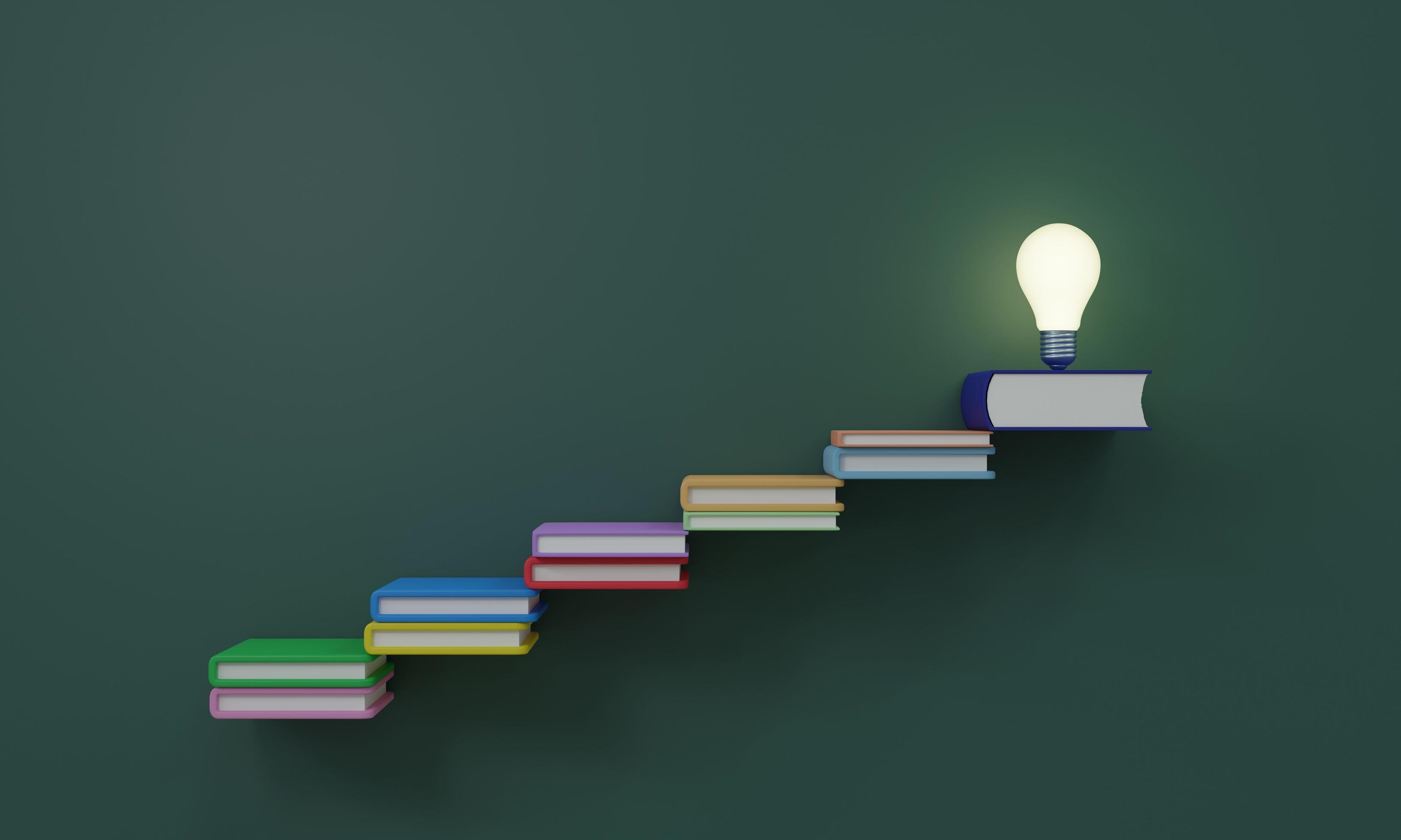 Education is the way to success 3D render illustration 8176789 Stock