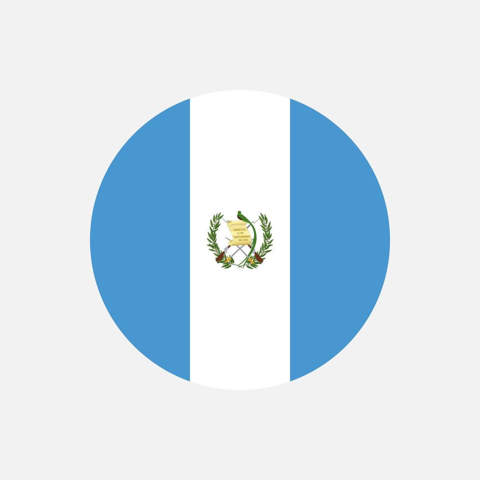 Country Guatemala. Guatemala flag. Vector illustration.