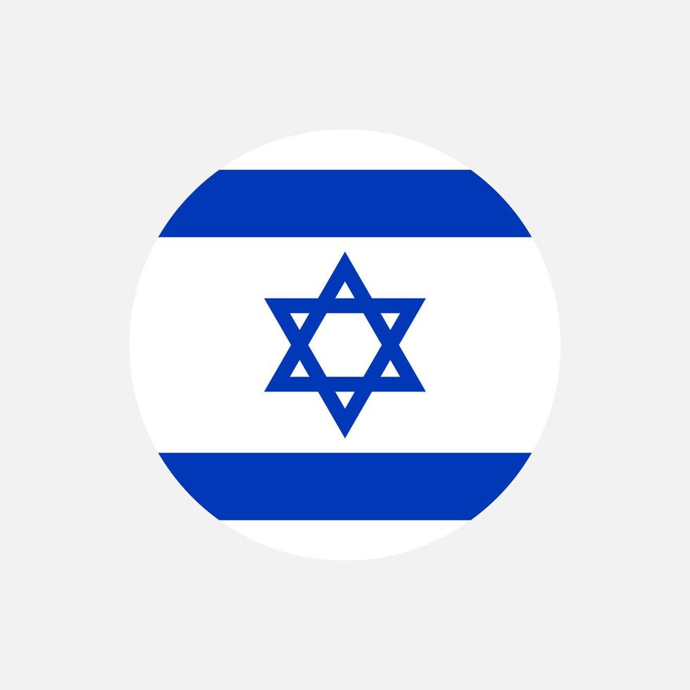 Country Israel. Israel flag. Vector illustration.