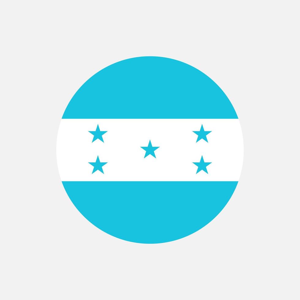 Country Honduras. Honduras flag. Vector illustration.