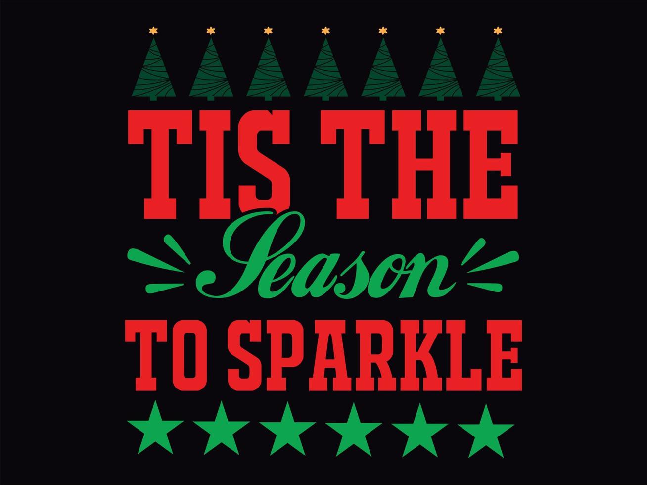 Christmas t-shirt design vector