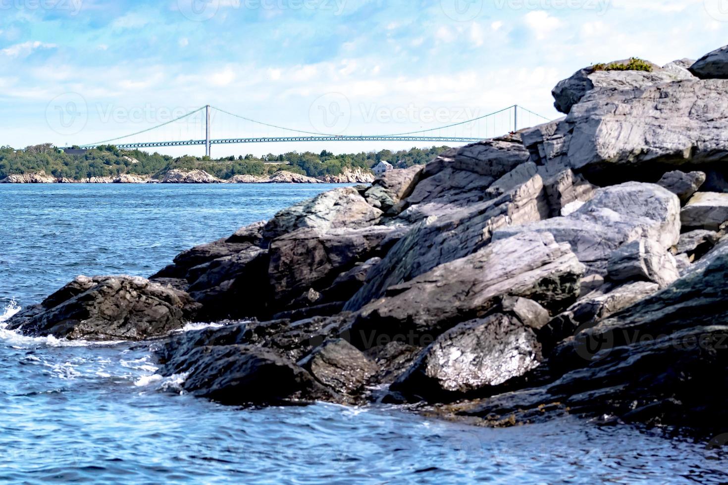 castle hill lighthouse in newport rhode island photo