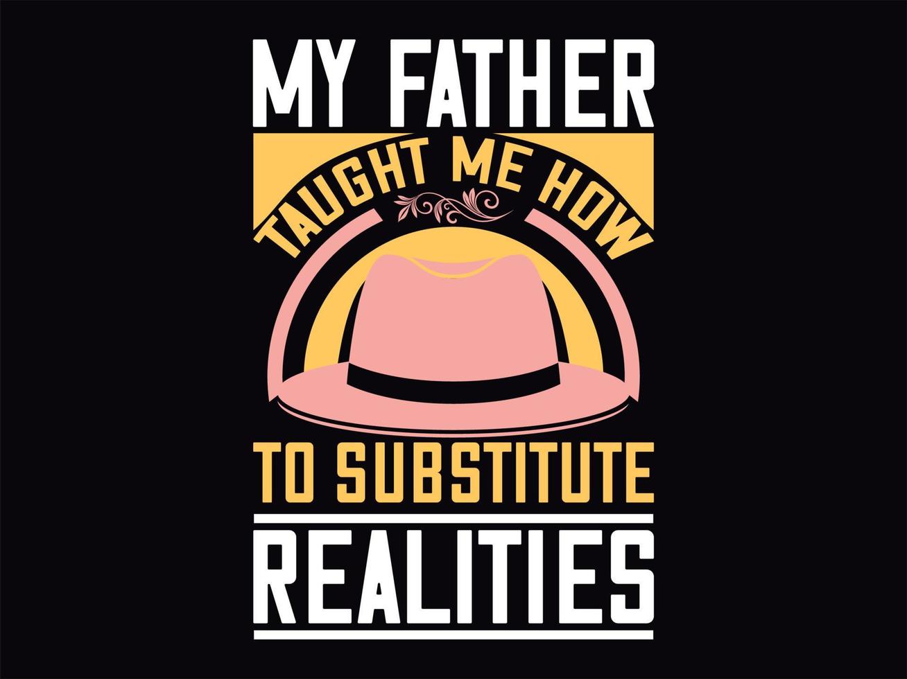 Dad t-shirt design vector file