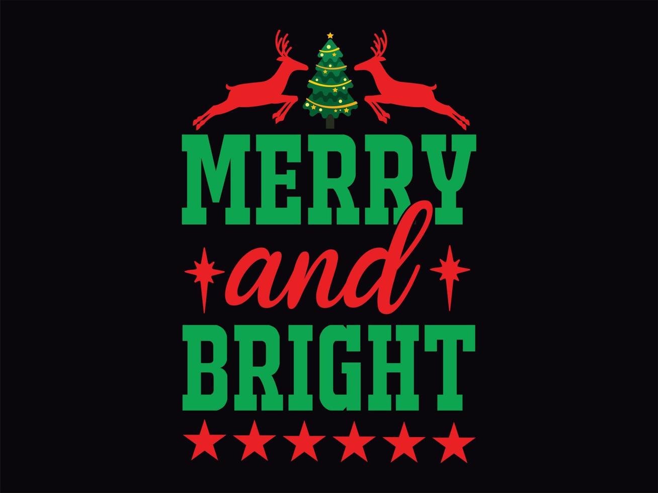 Christmas t-shirt design vector
