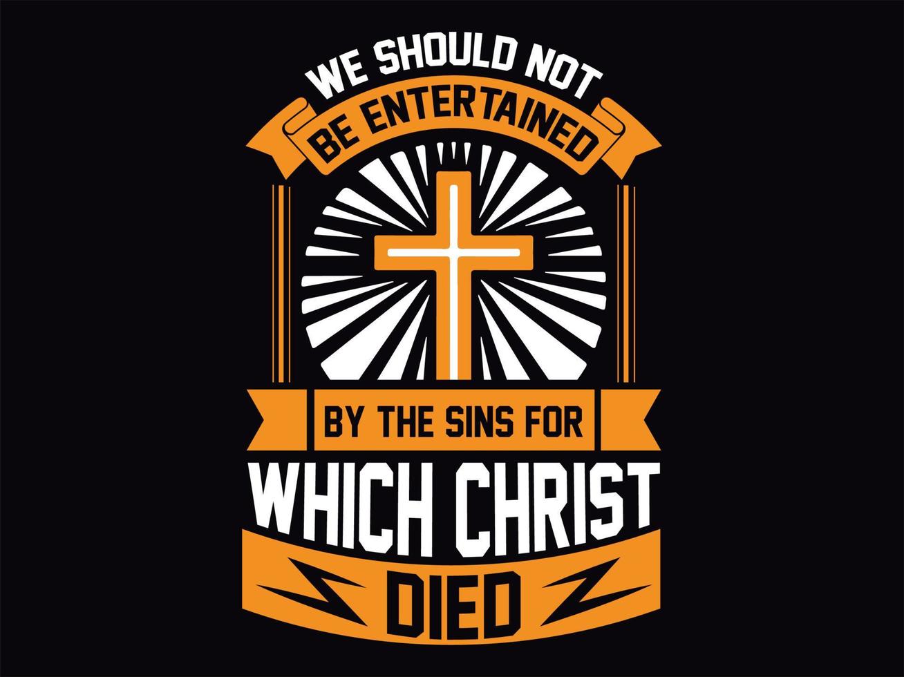 Christian  t-shirt design vector