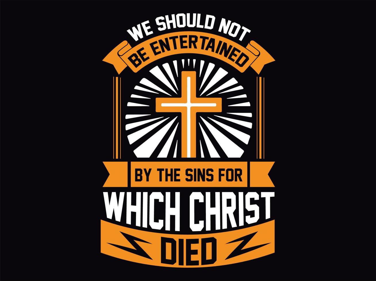 diseño de camiseta cristiana vector