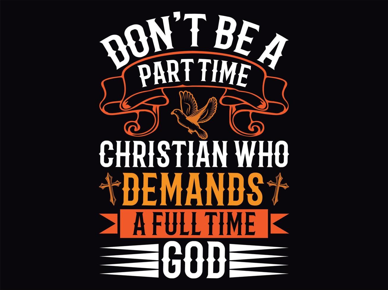 Christian  t-shirt design vector