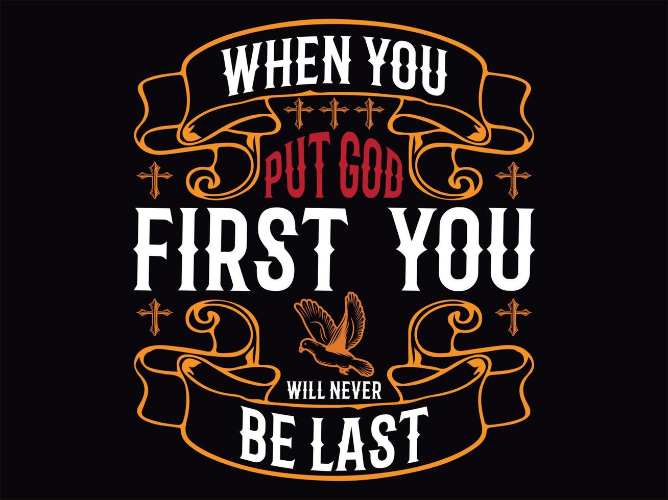 Christian  t-shirt design vector