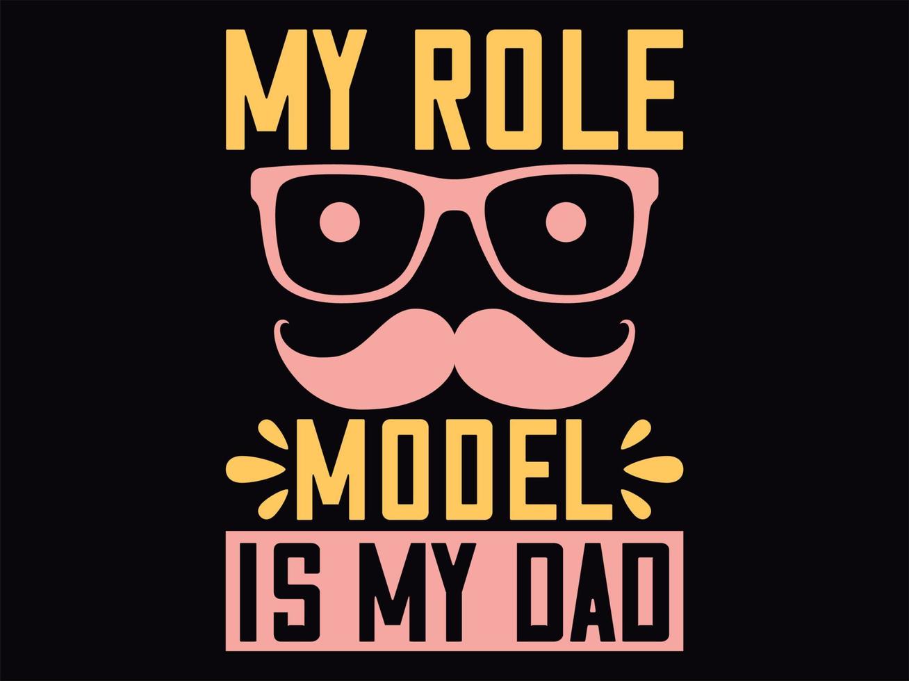 Dad t-shirt design vector file