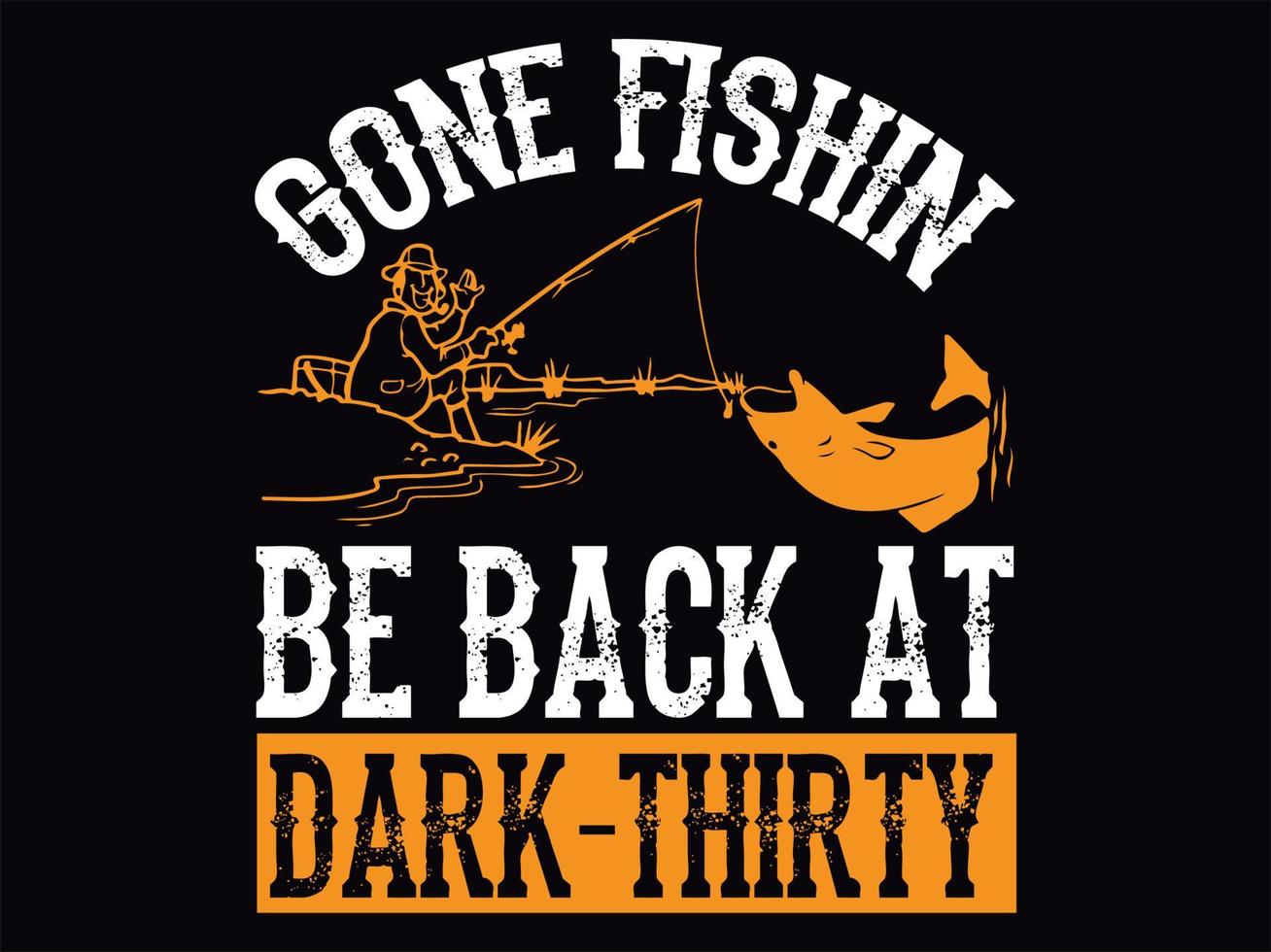 Fishing t-shirt design file vector