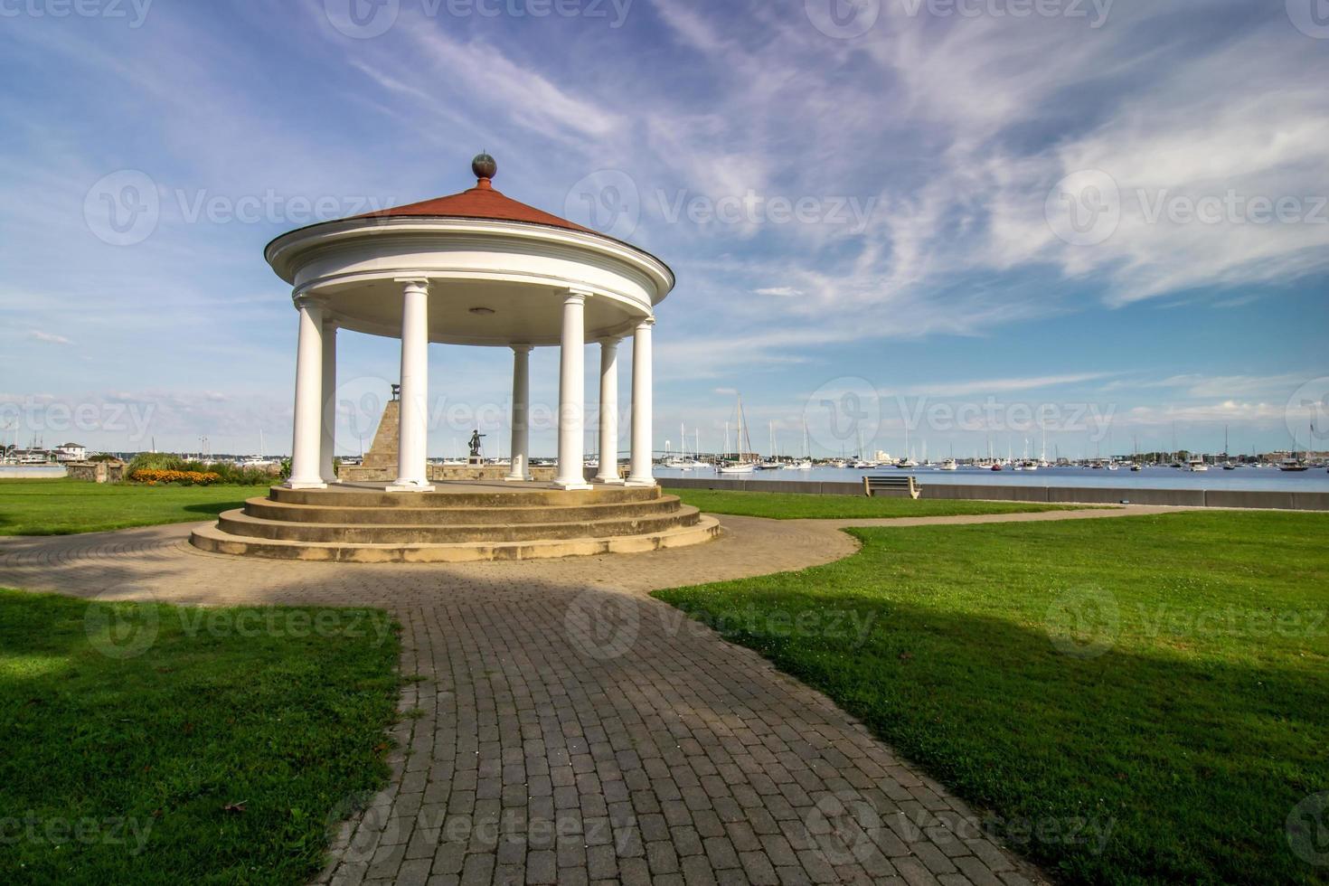 coastline and waterfront near newport rhode island photo