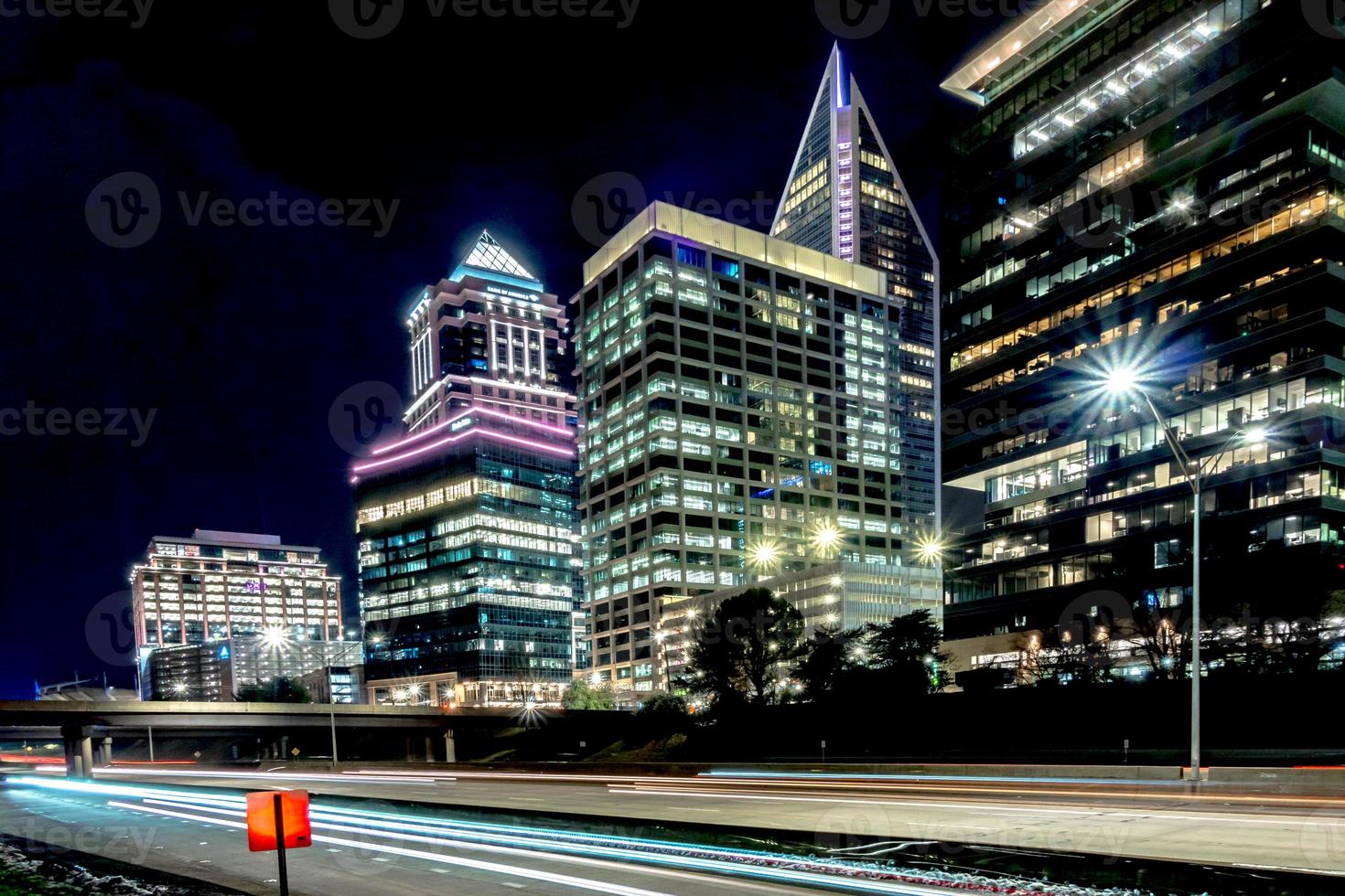 Downtown Charlotte North Carolina USA at Sunrise photo