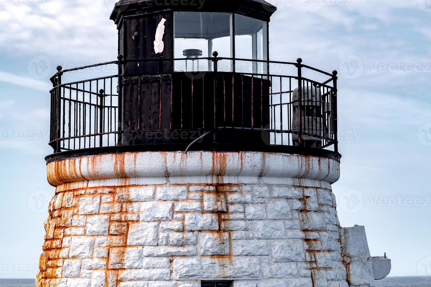 castle hill lighthouse in newport rhode island photo