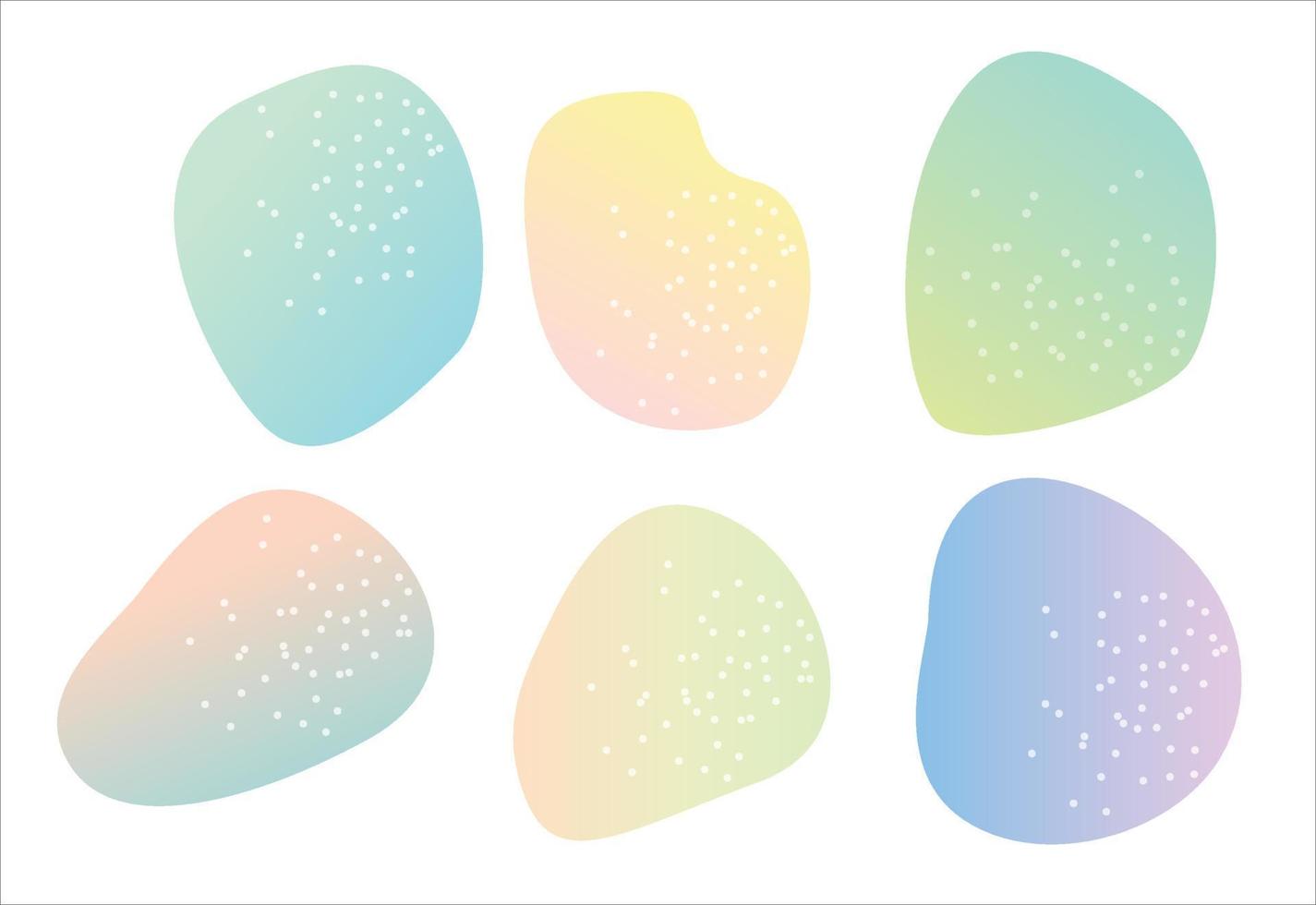 colorful abstract shapes vector