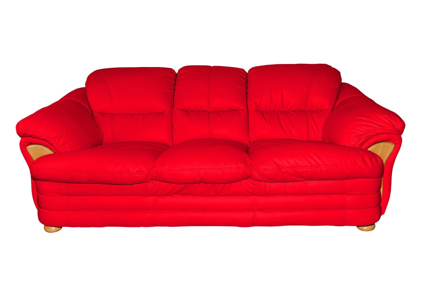 Luxury leather sofa. photo