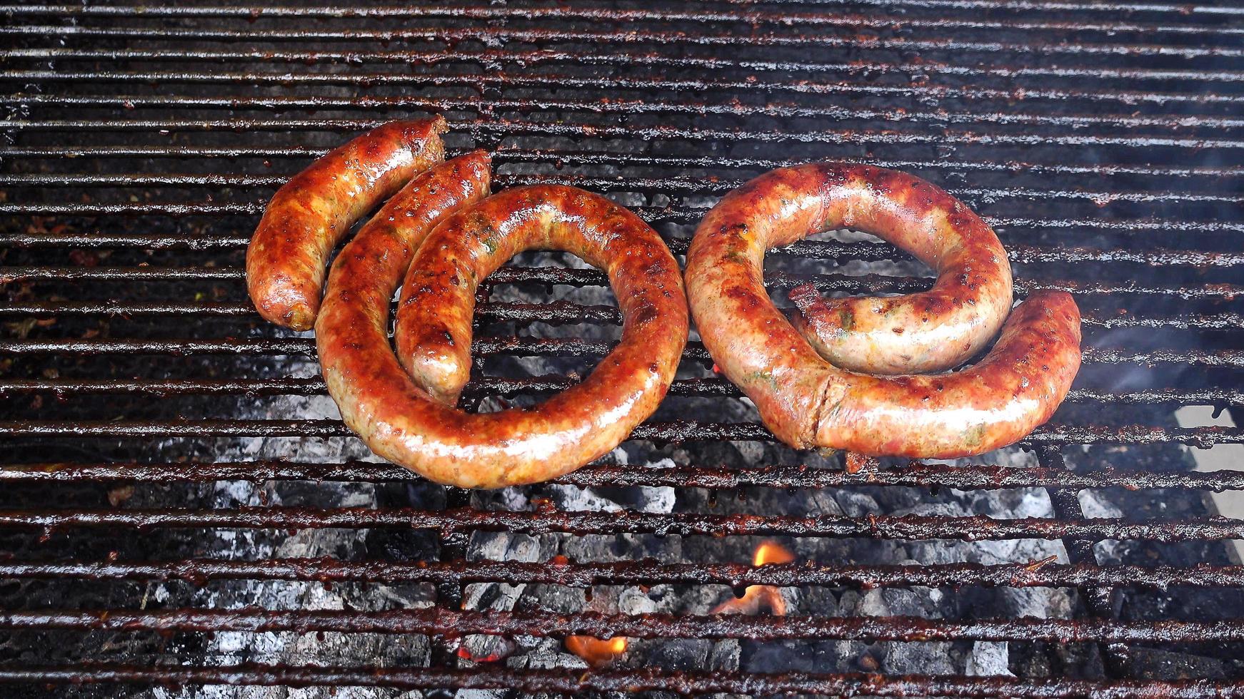 Asgaew grilled on the grill photo
