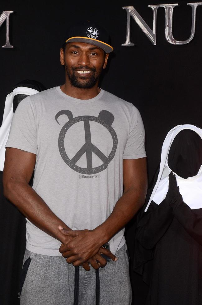 LOS ANGELES   SEP 4 - Metta World Peace at the  The Nun  World Premiere at the TCL Chinese Theater IMAX on September 4, 2018 in Los Angeles, CA photo