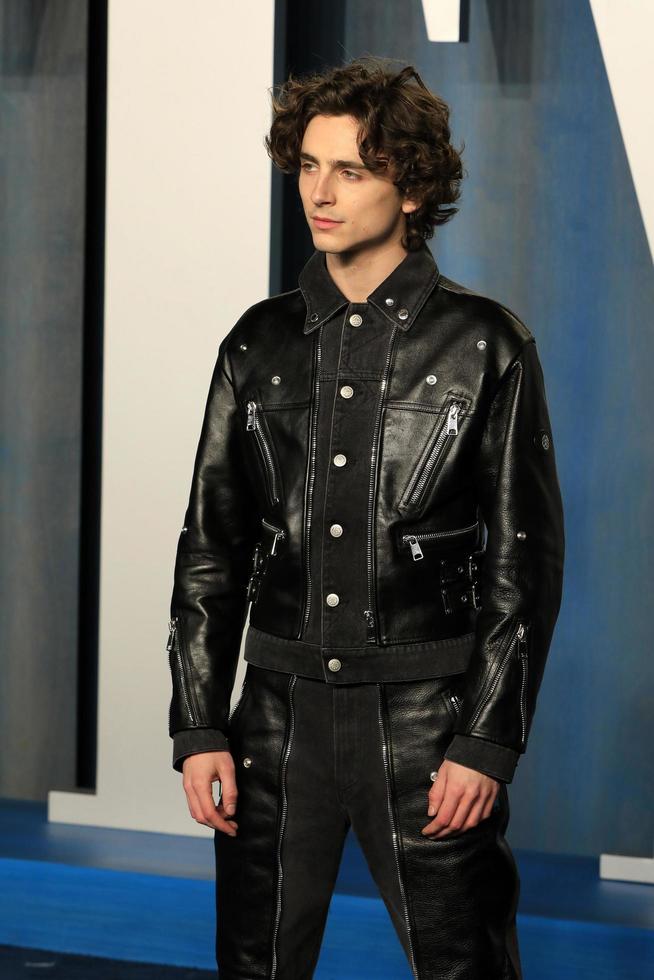 LOS ANGELES  MAR 27 - Timothee Chalamet at the Vanity Fair Oscar Party at Wallis Annenberg Center for the Performing Arts on March 27, 2022 in Beverly Hills, CA photo