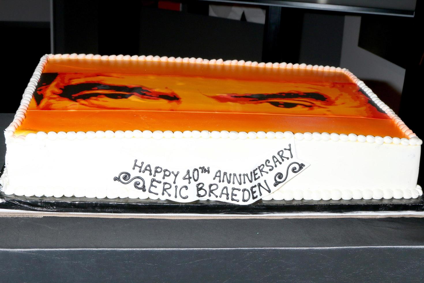 LOS ANGELES  FEB 7 - Cake at the Eric Braeden 40th Anniversary Celebration on The Young and The Restless at the Television City on February 7, 2020 in Los Angeles, CA photo
