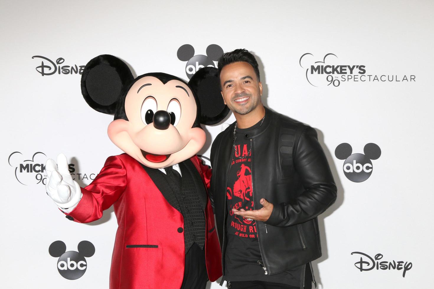 LOS ANGELES   OCT 6 - Mickey Mouse, Luis Fonsi at the Mickey s 90th Spectacular Taping at the Shrine Auditorium on October 6, 2018 in Los Angeles, CA photo