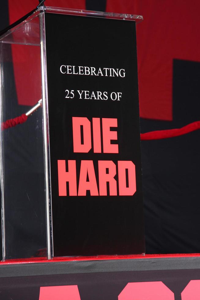 LOS ANGELES  JAN 31 - Atmosphere at the A Good Day to Die Hard mural unveiling event at the 20th Century Fox Studios on January 31, 2013 in Los Angeles, CA. photo
