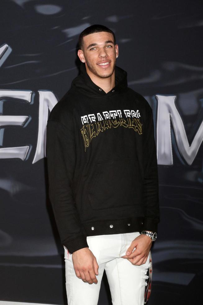 LOS ANGELES   OCT 1 - Lonzo Ball at the  Venom  Premiere at the Village Theater on October 1, 2018 in Westwood, CA photo