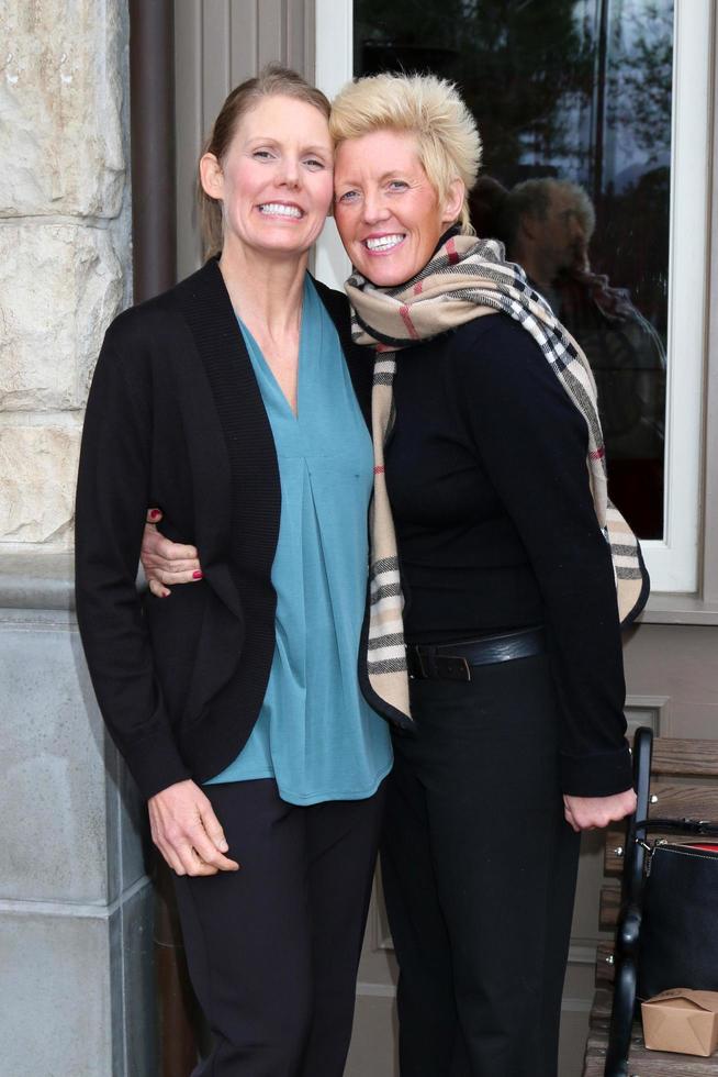 LOS ANGELES  MAR 14 - Holly and Heidi at the Steve and Linda Luncheon at the Spaghetti Factory on March 14, 2020 in Redlands, CA photo
