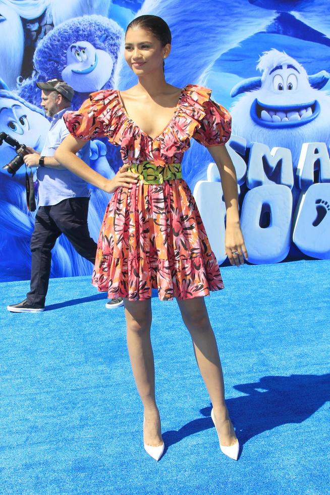 LOS ANGELES  SEP 22 - Zendaya at the Small Foot Premiere at the Village Theater on September 22, 2018 in Westwood, CA photo