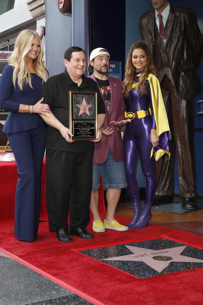 LOS ANGELES  JAN 9 - Nancy O Dell, Burt Ward, Kevin Smith, Maria Menounos at the Burt Ward Star Ceremony on the Hollywood Walk of Fame on JANUARY 9, 2020 in Los Angeles, CA photo