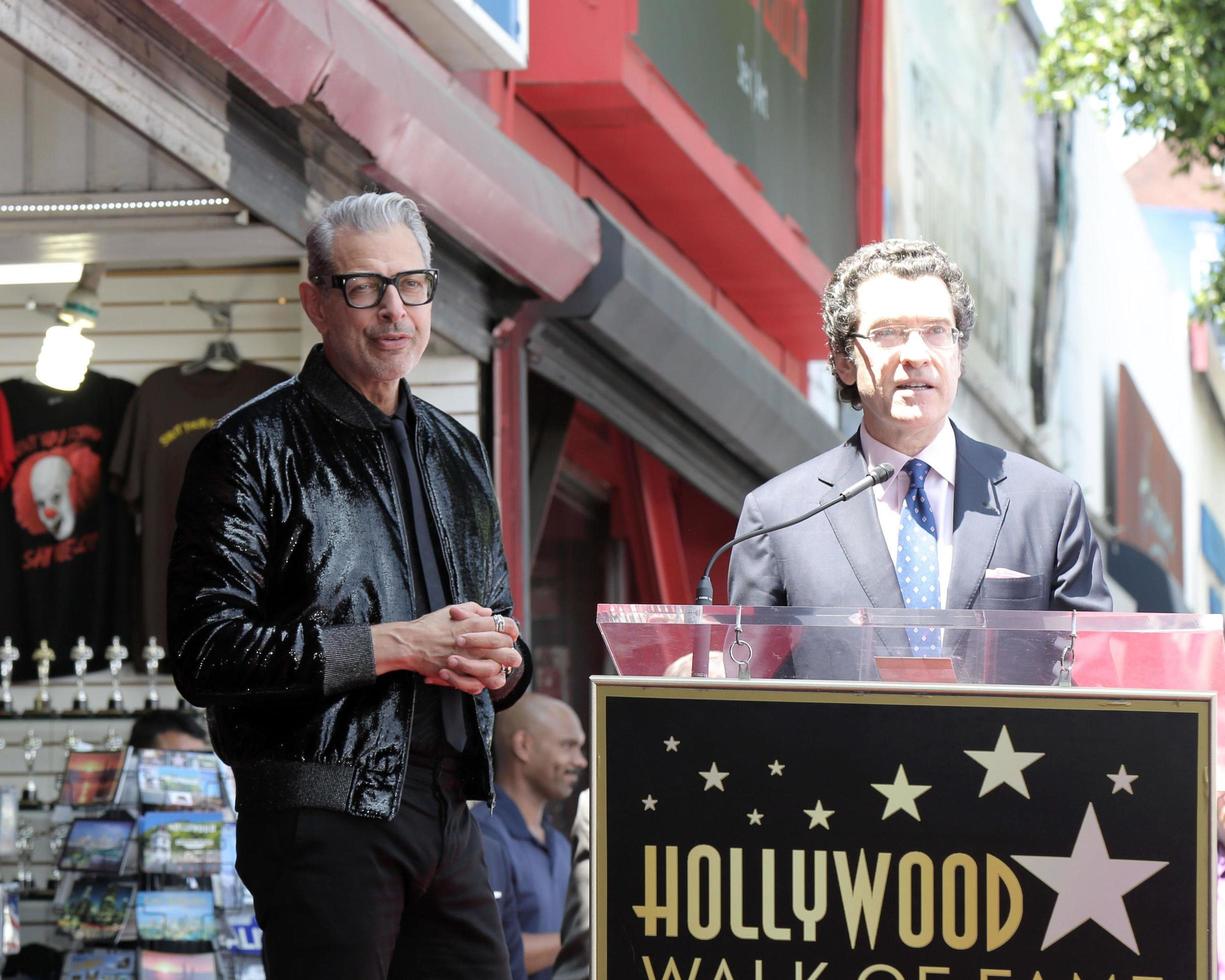 LOS ANGELES - JUN 14  Jeff Goldblum, Norm Eisen at the ceremony honoring Jeff Goldblum with a Star on the Hollywood Walk of Fame on June 14, 2018 in Los Angeles, CA photo