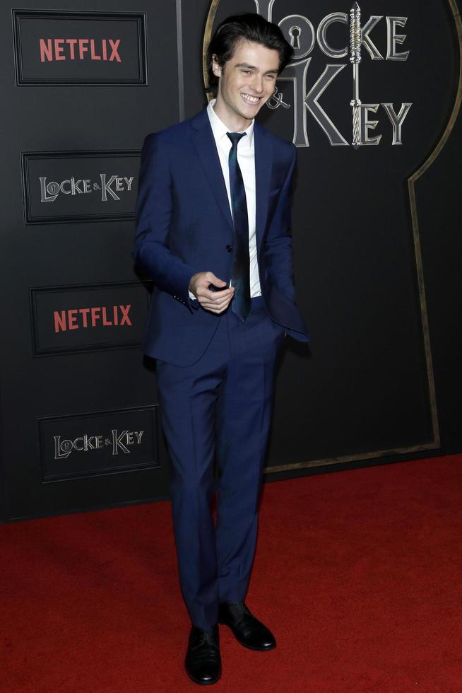 LOS ANGELES FEB 5 Felix Mallard at the Locke and Key Series Premiere Screening at the Egyptian