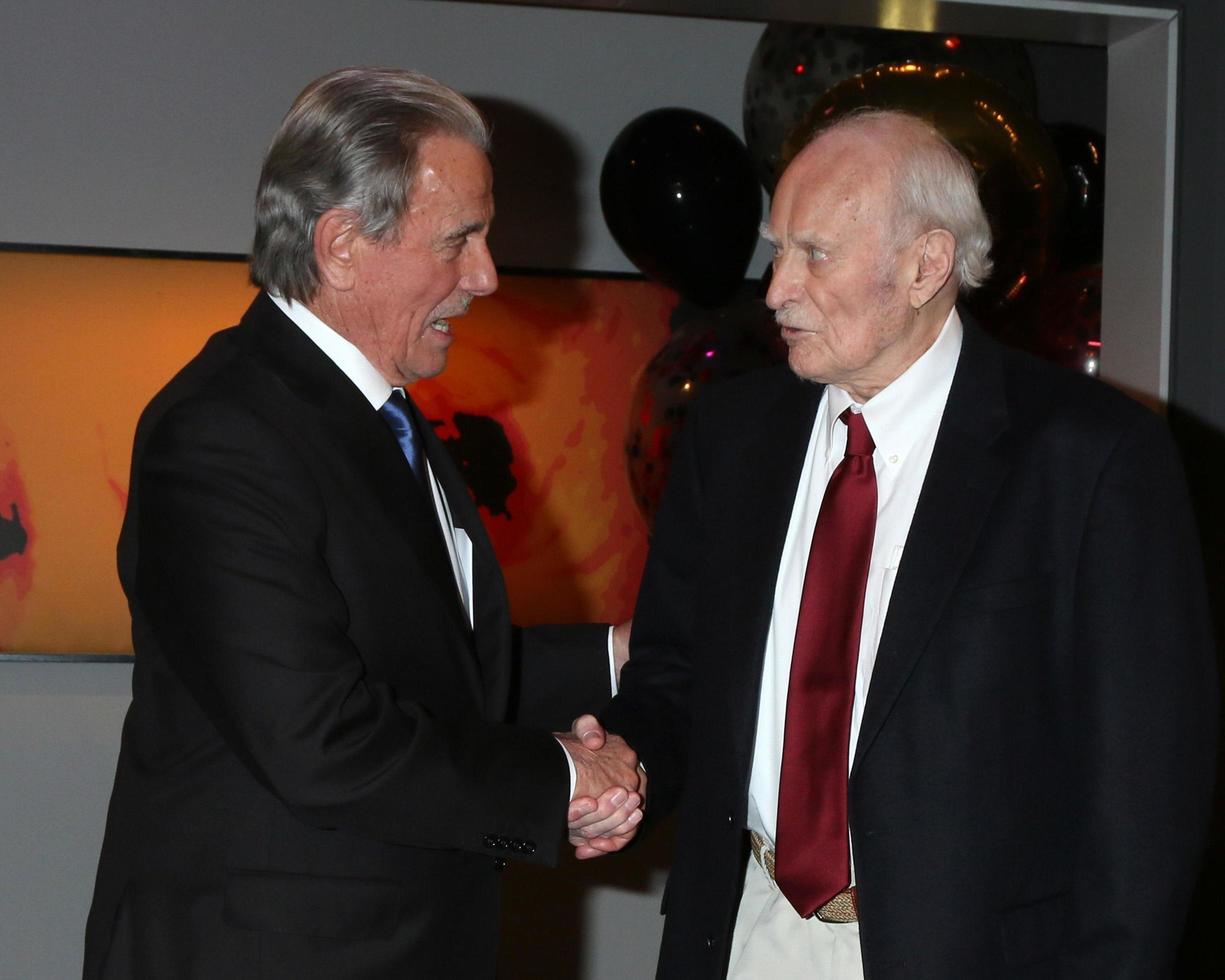 LOS ANGELES  FEB 7 - Eric Braeden and Dabney Coleman at the Eric Braeden 40th Anniversary Celebration on The Young and The Restless at the Television City on February 7, 2020 in Los Angeles, CA photo