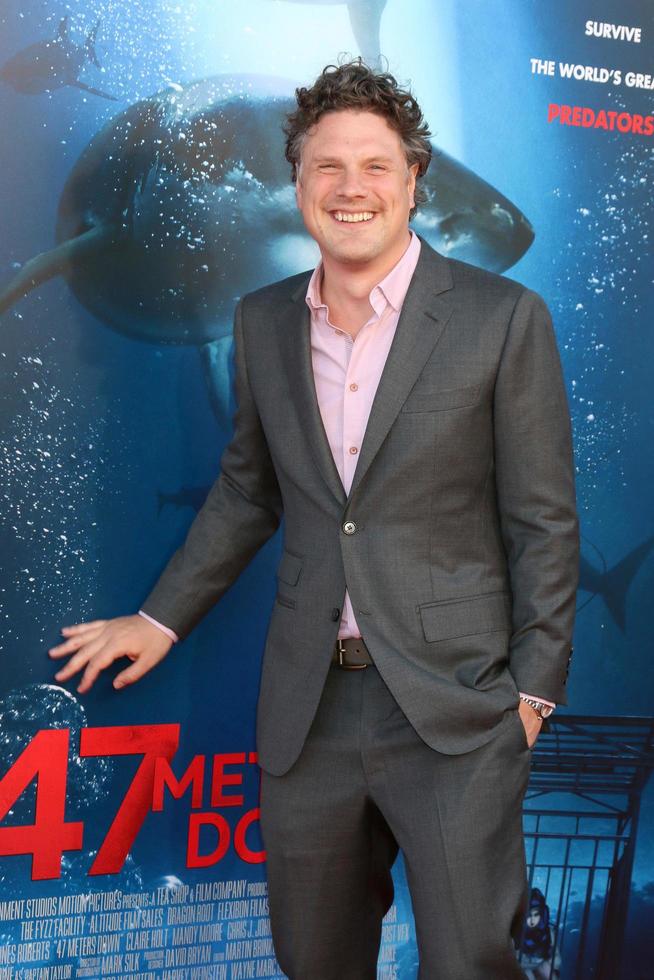 LOS ANGELES JUN 12 - Johannes Roberts at the 47 Meters Down Premiere at the Village Theater on June 12, 2017 in Westwood, CA photo