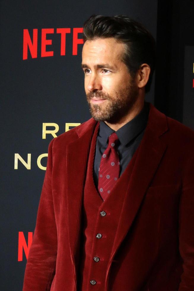 LOS ANGELES  NOV 3 - Ryan Reynolds at the Red Notice World Premiere at LA Live on November 3, 2021 in Los Angeles, CA photo