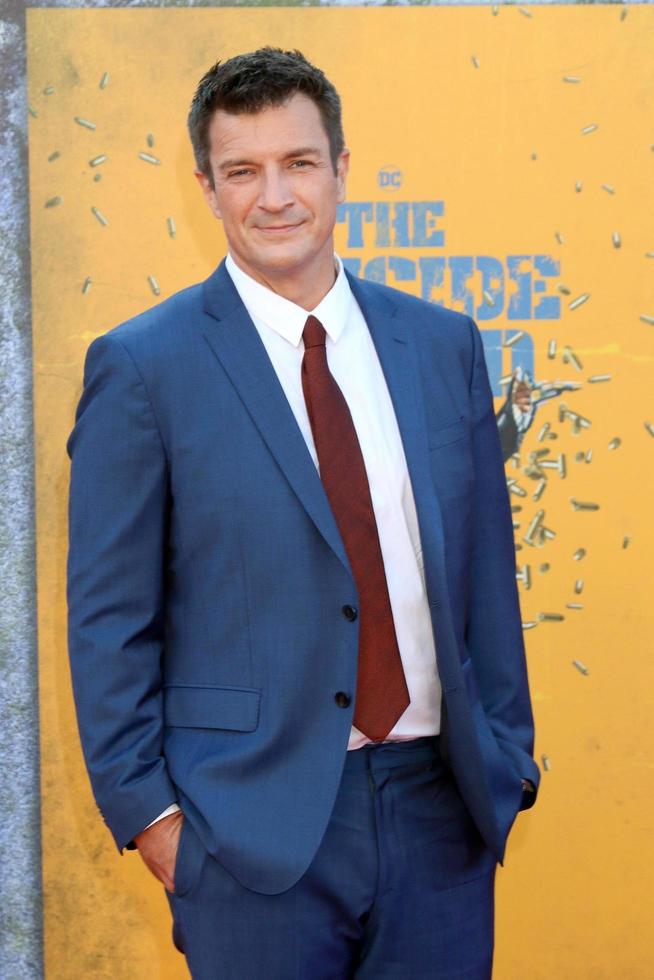 LOS ANGELES  AUG 2 - Nathan Fillion at the The Suicide Squad Premiere at the Village Theater on August 2, 2021 in Westwood, CA photo