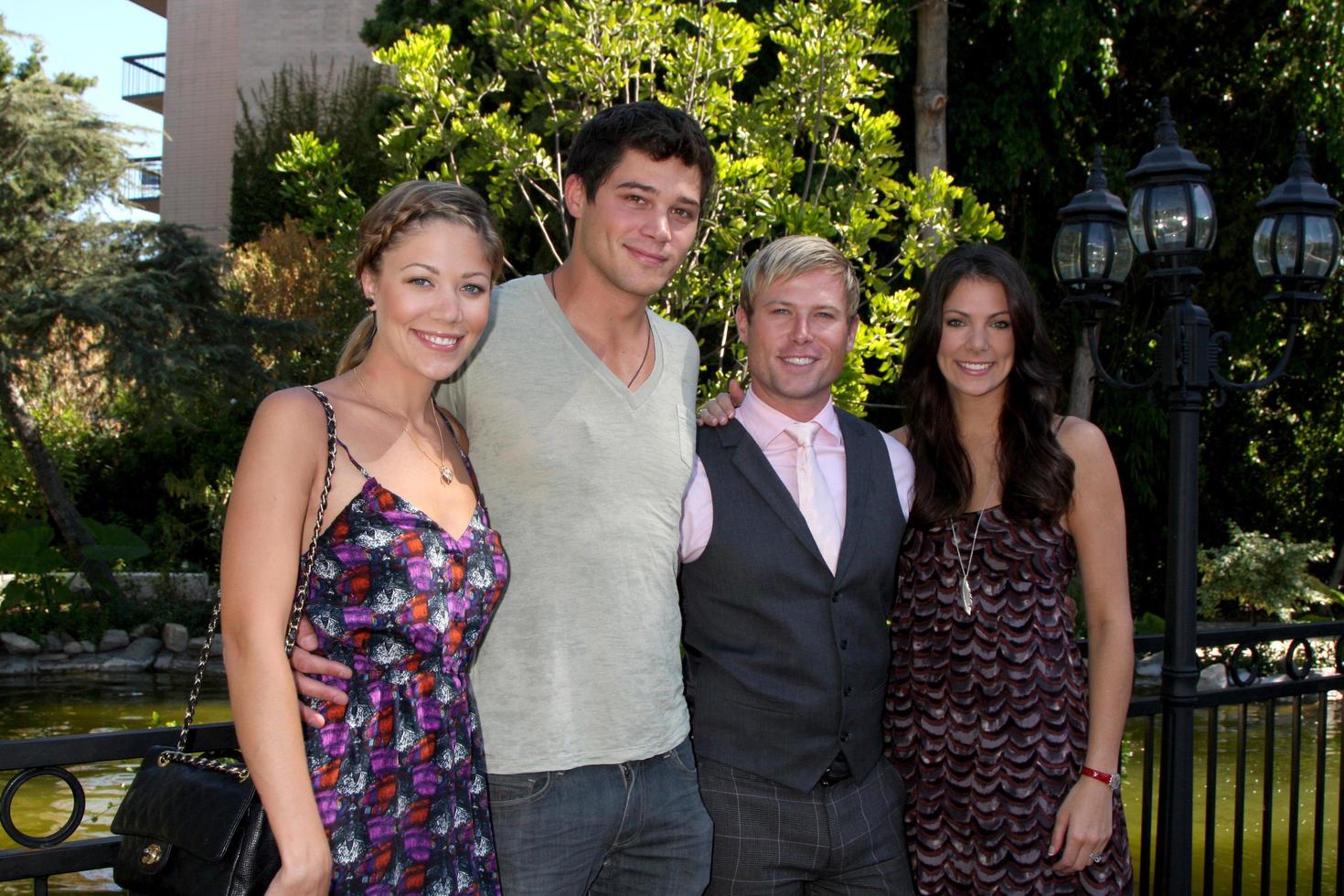 LOS ANGELES  SEP 25 - Asher Pike and Jacob Young, guests arrives at the All My Children 2010 Fan Club Luncheon at Sportsman s Lodge on September 25, 2010 in Studio City, CA photo