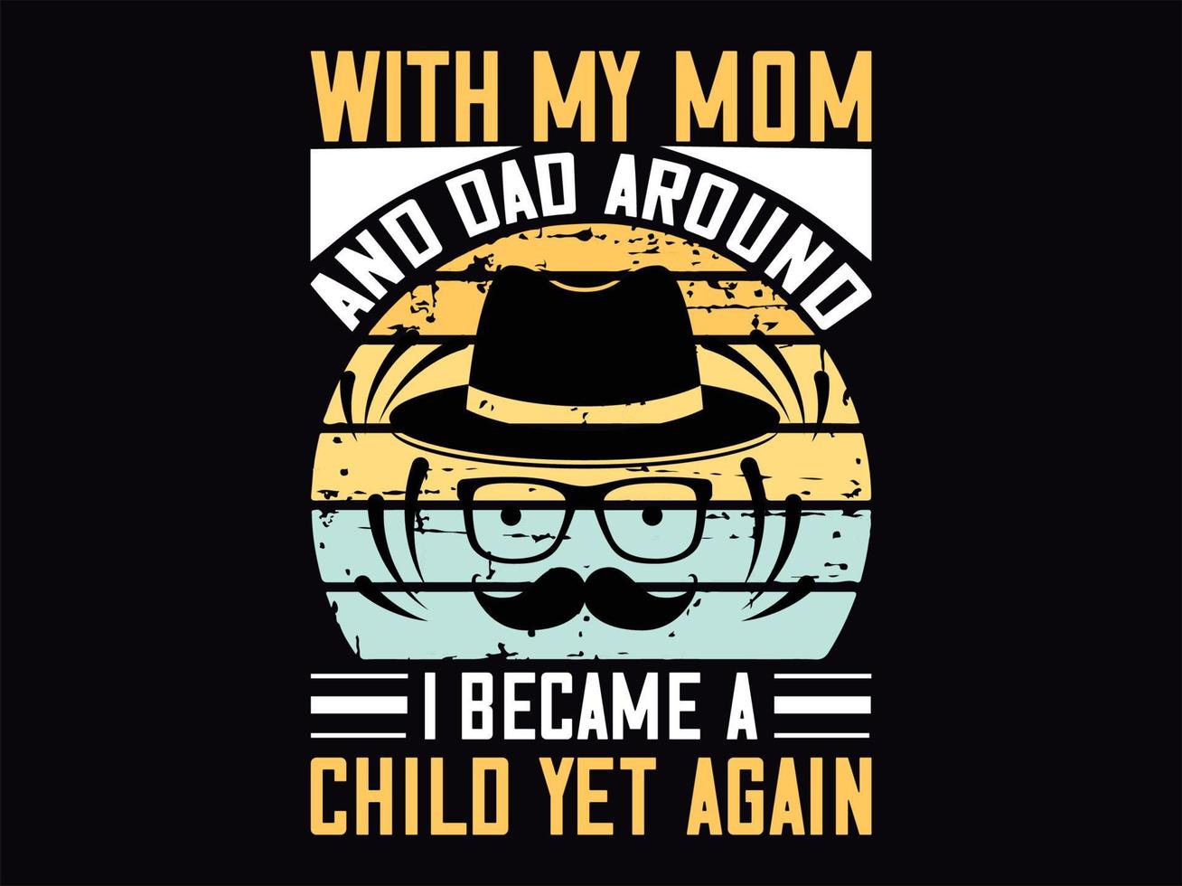 Dad t-shirt design vector file