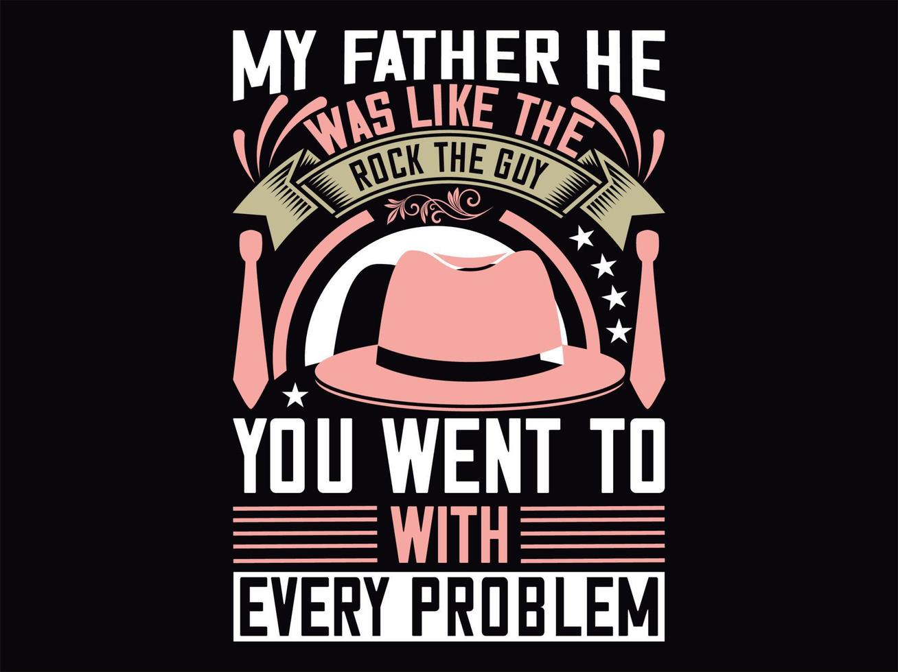 Dad t-shirt design vector file