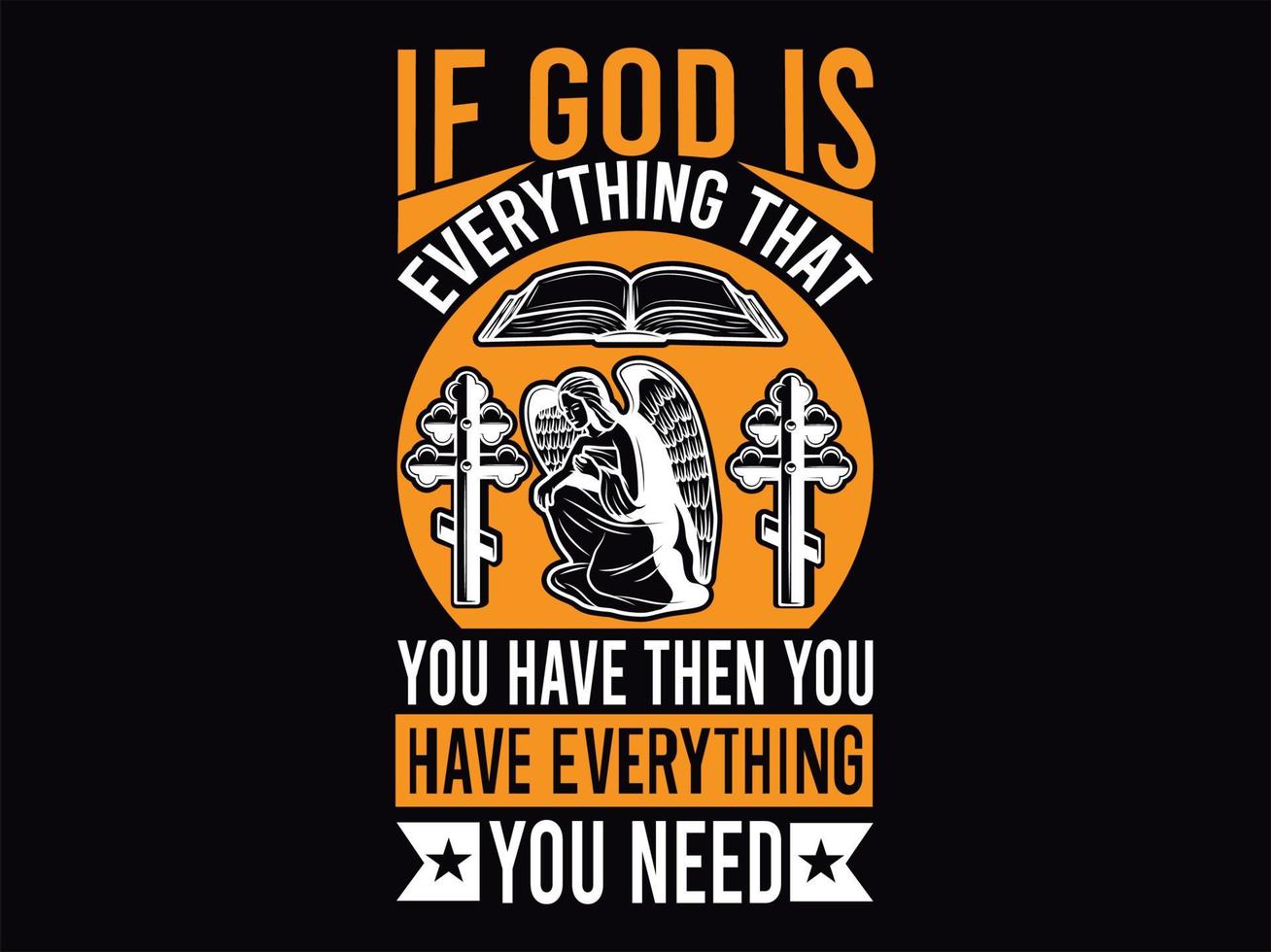 Christian  t-shirt design vector