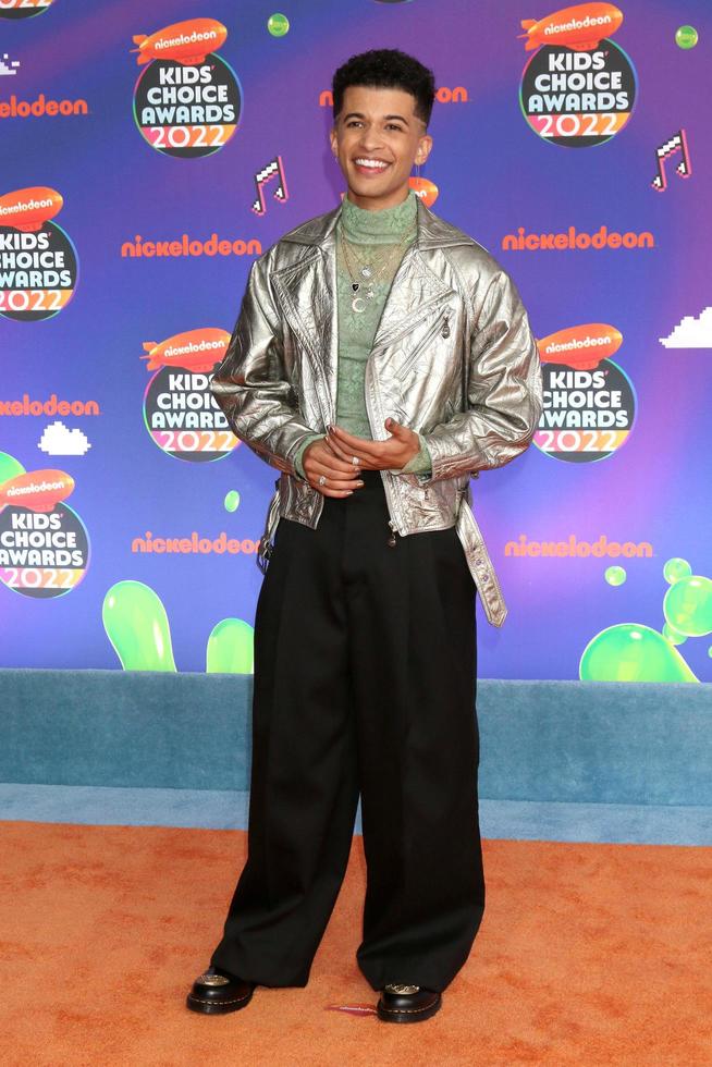 LOS ANGELES APR 9 - Jordan Fisher at the 2022 Kids Choice Awards at Barker Hanger on April 9, 2022 in Santa Monica, CA photo