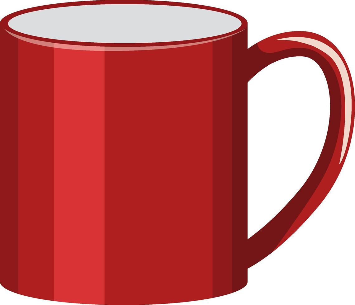 A coffee cup on white background vector